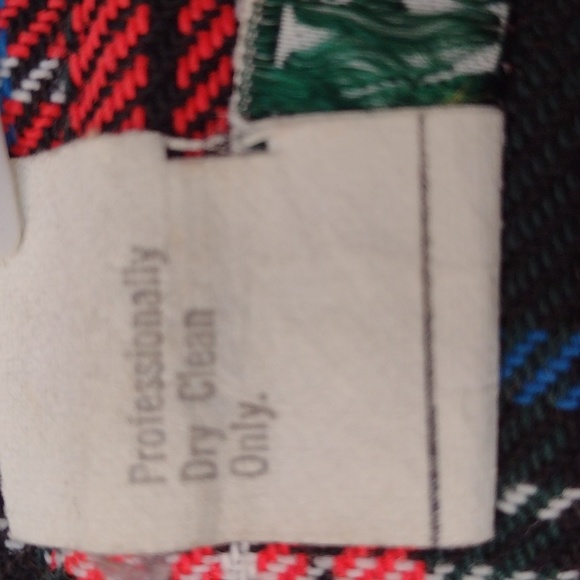 70s Murr's of California Red Plaid Jacket Vintage Size 12 - Picture 10 of 10